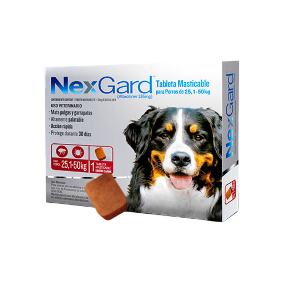 NEXGARD XL 25.1 a 50 kg 1 tab