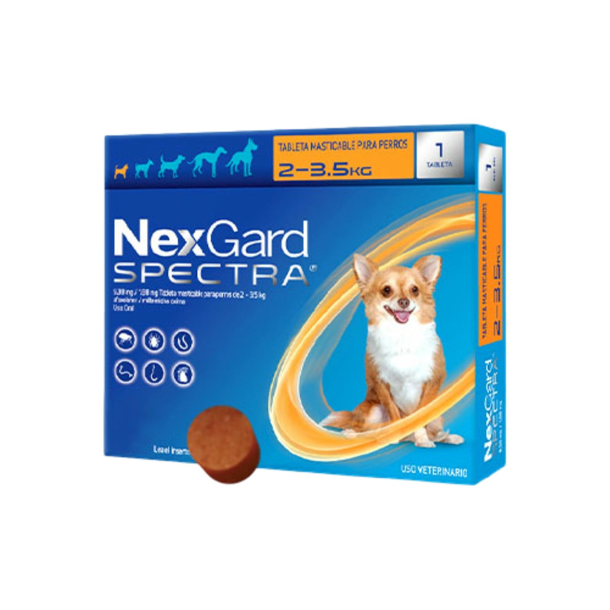 NEXGARD SPECTRA XS 2 a 3.5 kg 1 tab