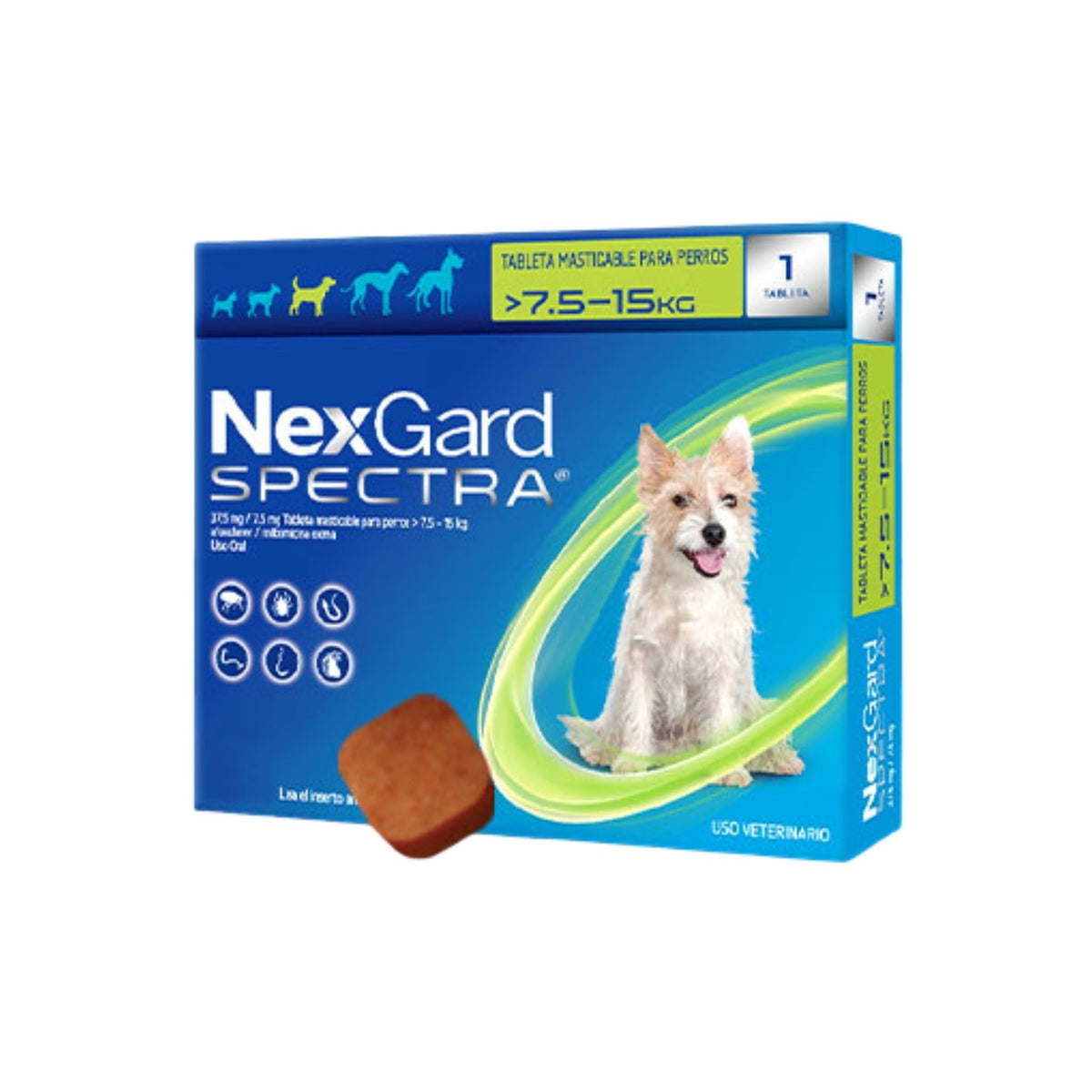 NEXGARD SPECTRA M 7.5 a 15 kg 1 tab