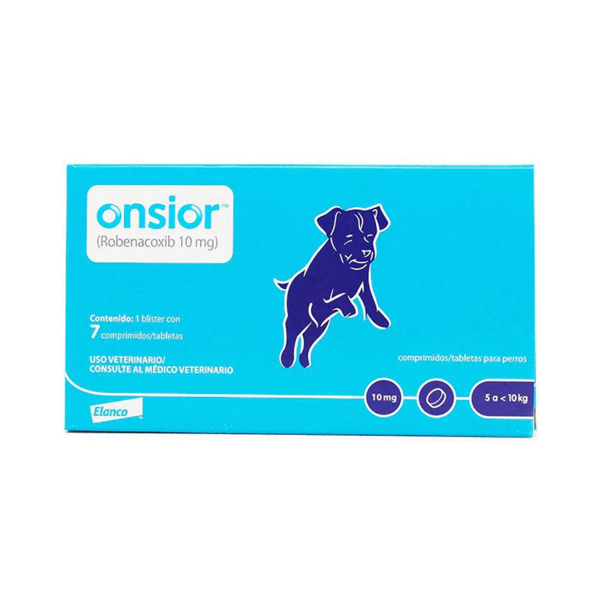 ONSIOR 5 a 10 kg 10 mg 7 tabs