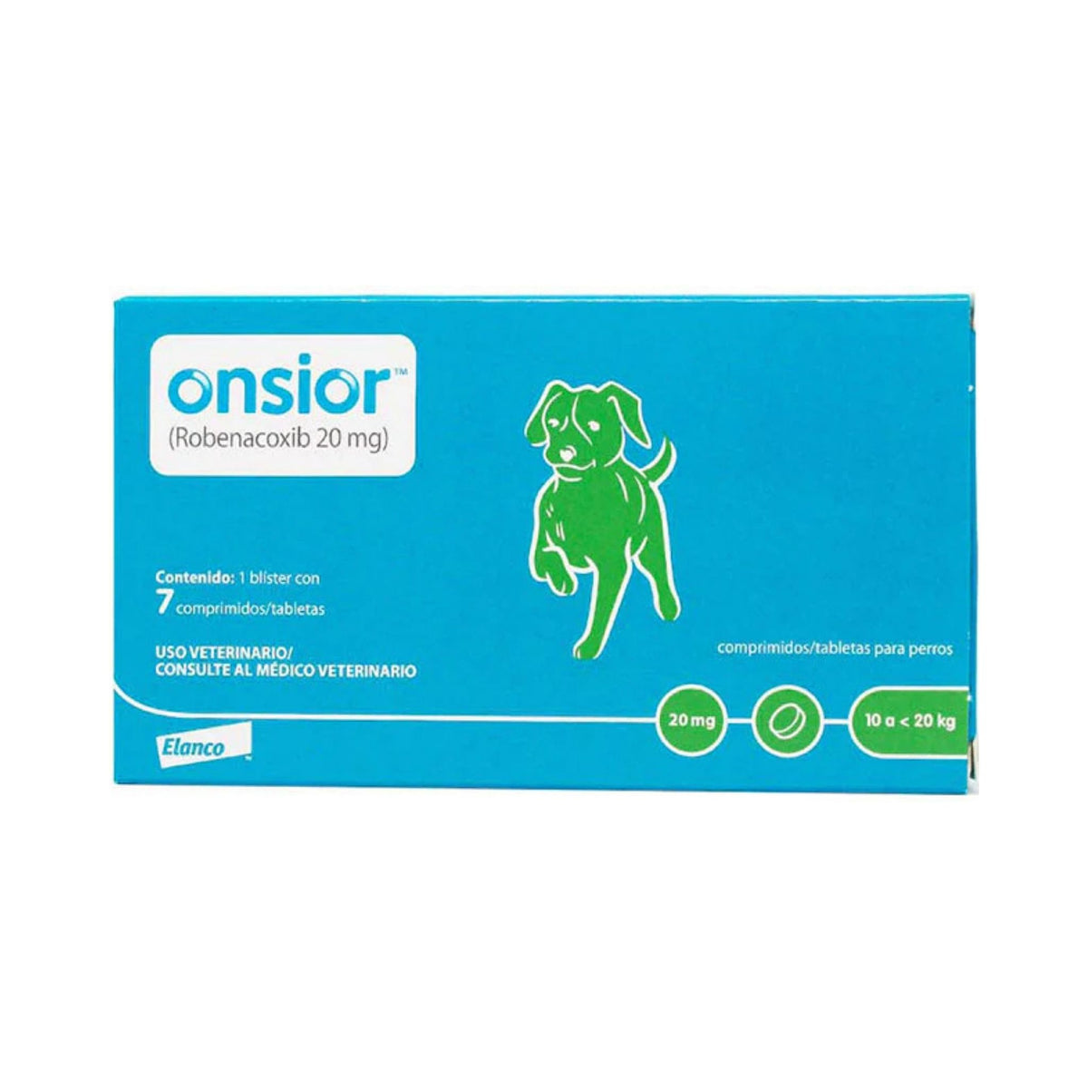 ONSIOR 10 a 20 kg 20 mg 7 tabs