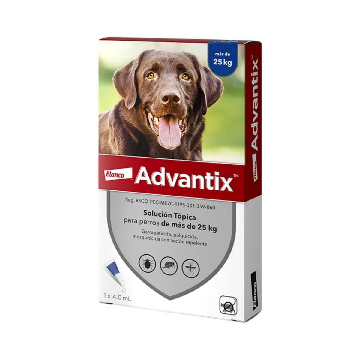 ADVANTIX 25 a más Perro 4 ml