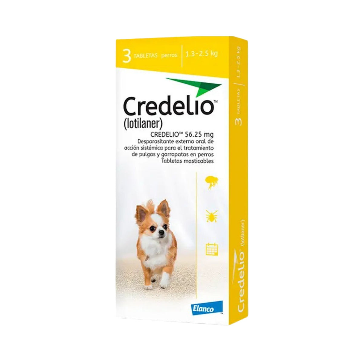 CREDELIO 1.3 A 2.5 kg 3 tabs PERRO