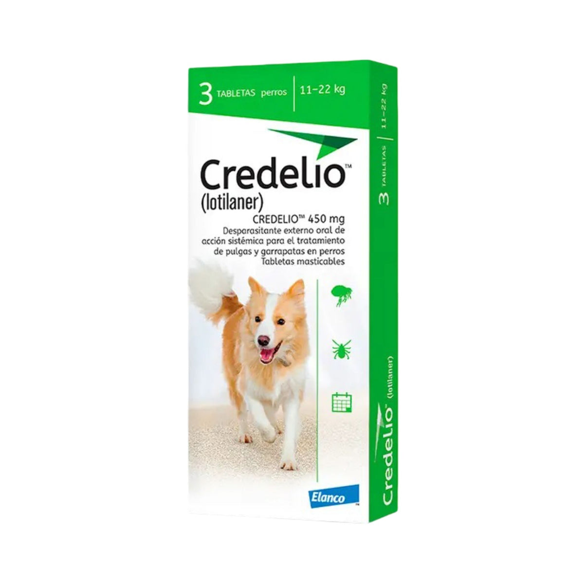 CREDELIO 11.1 A 22 kg 3 tabs PERRO