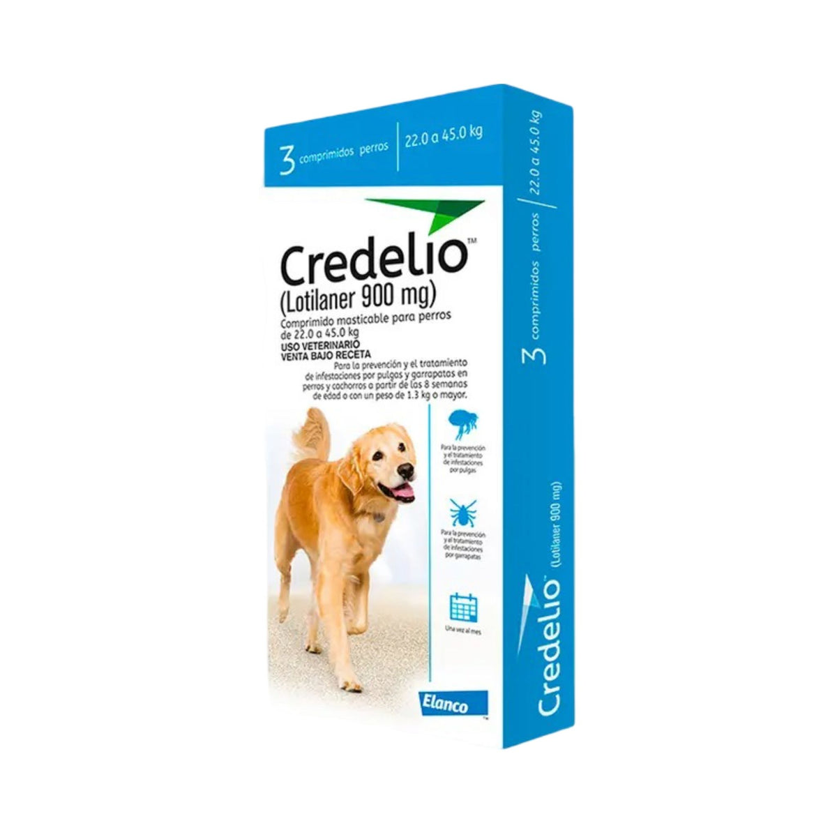 CREDELIO 22 A 45 kg 3 tabs Perro