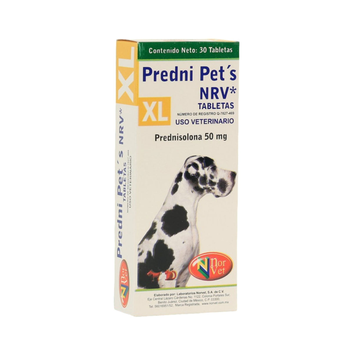 PREDNI PETS XL 50 mg 30 tabs