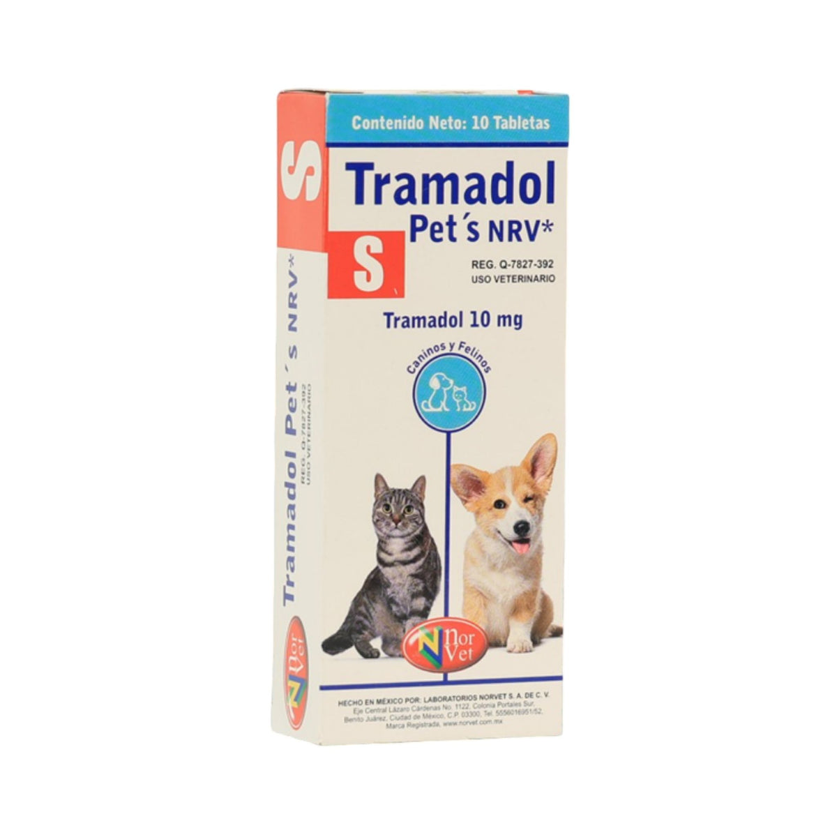 TRAMADOL PETS S 10 mg 10 tabs