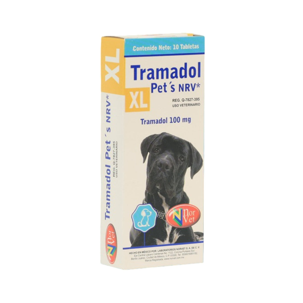 TRAMADOL PETS XL 100 mg 10 tabs