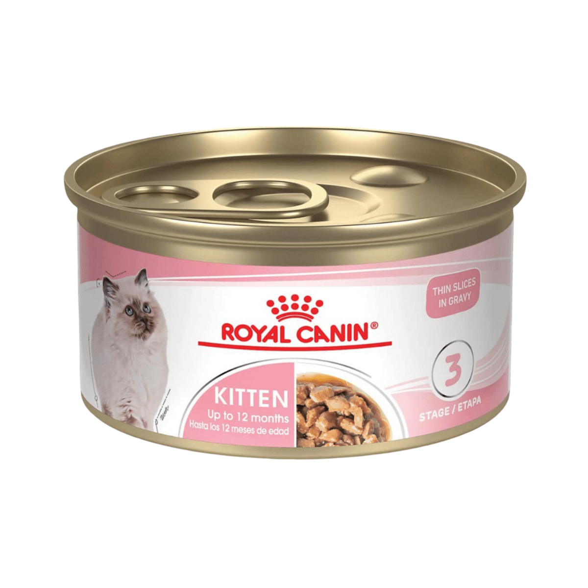 KITTEN THIN SLICES IN GRAVITY lata 85 g GATO