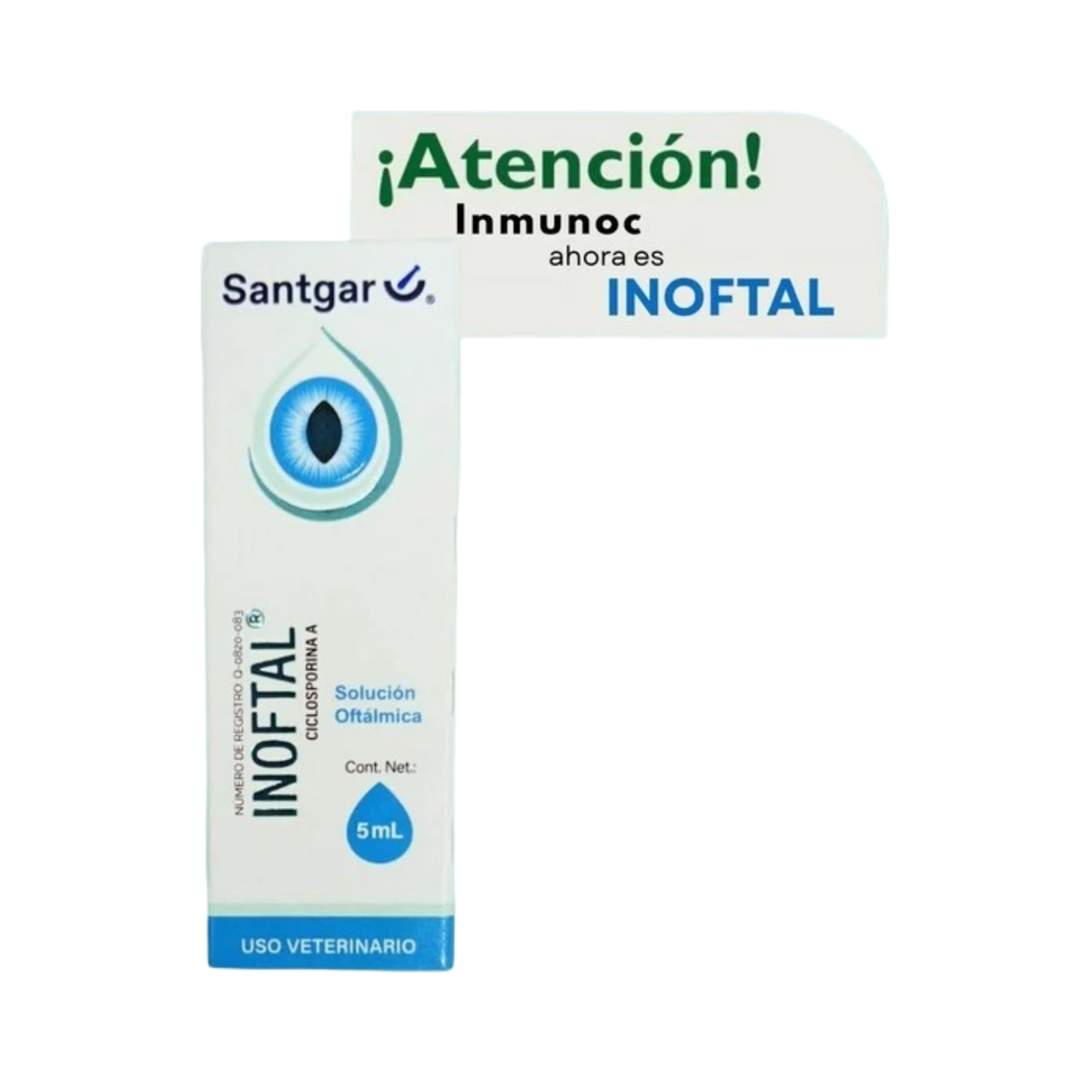 INOFTAN SOLUCIÓN (antes INMUNOC GOTAS) 5 ml