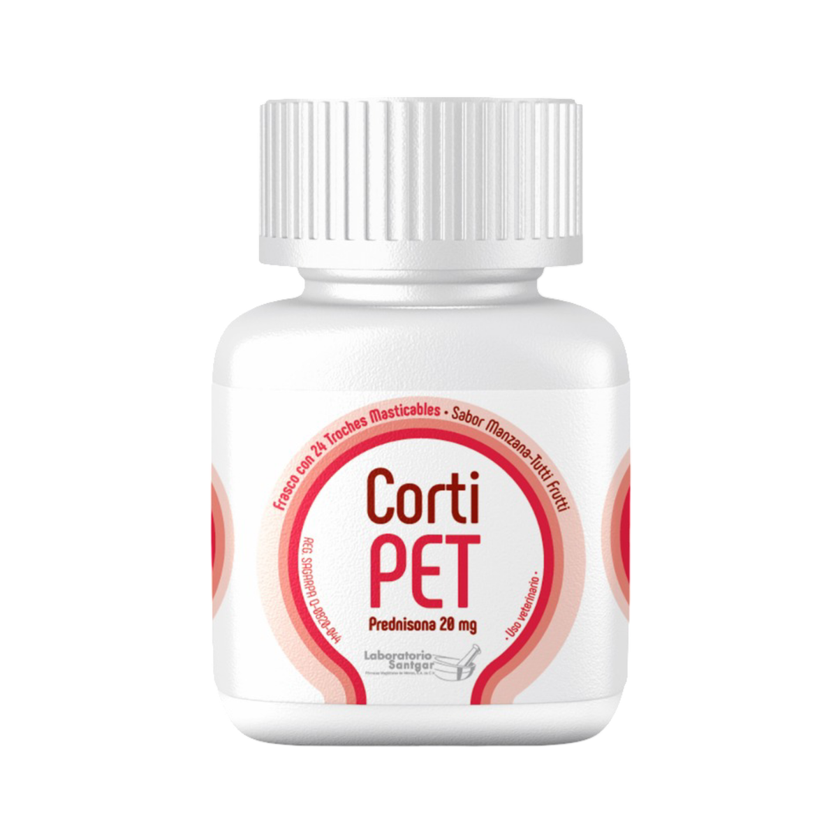 CORTIPET 20 mg 24 tabletas