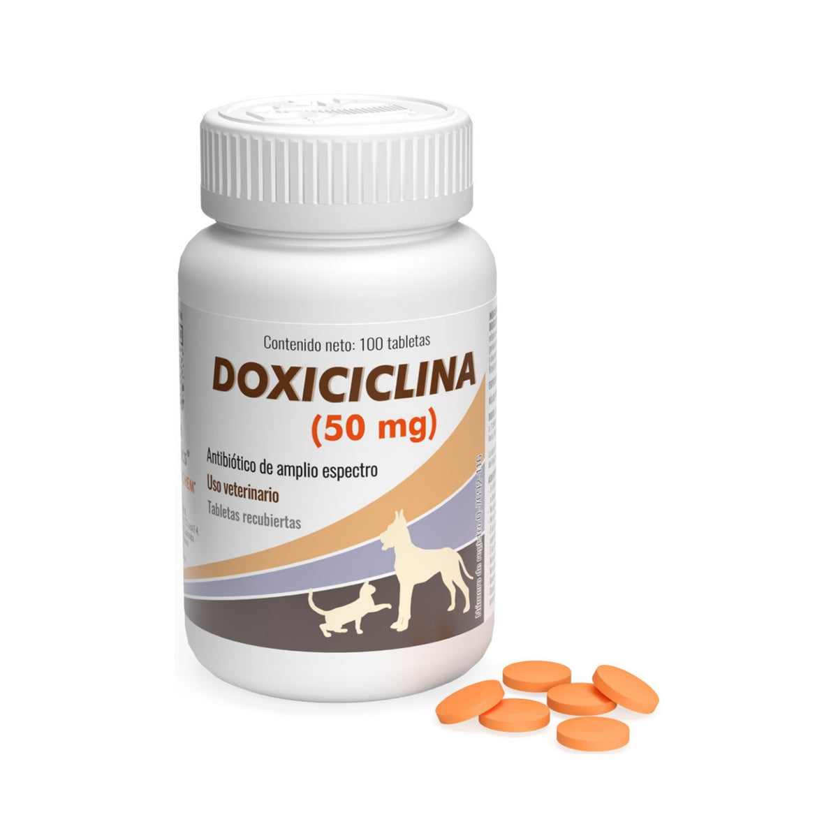 DOXICICLINA 50 mg 100 tabs