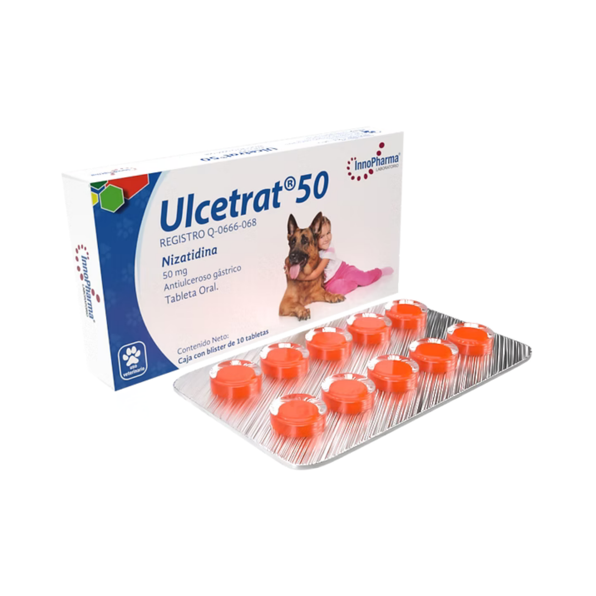 ULCETRAT 50 mg 10 tabs