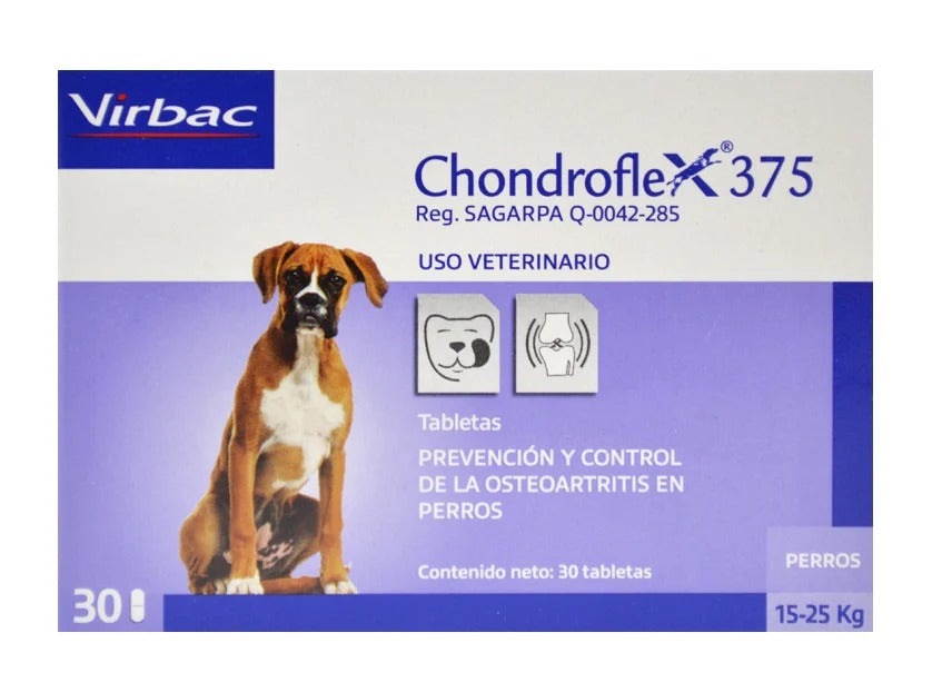 CHONDROFLEX 375 15 a 25 kg 30 tabs