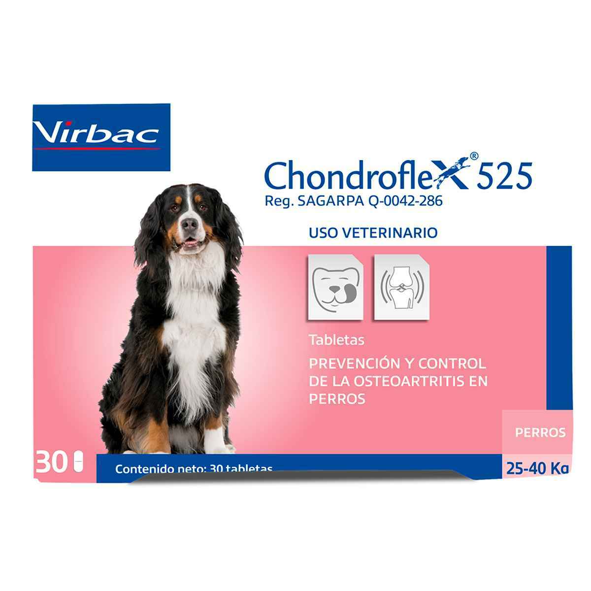 CHONDROFLEX 525 25 a 40 kg 30 tabs