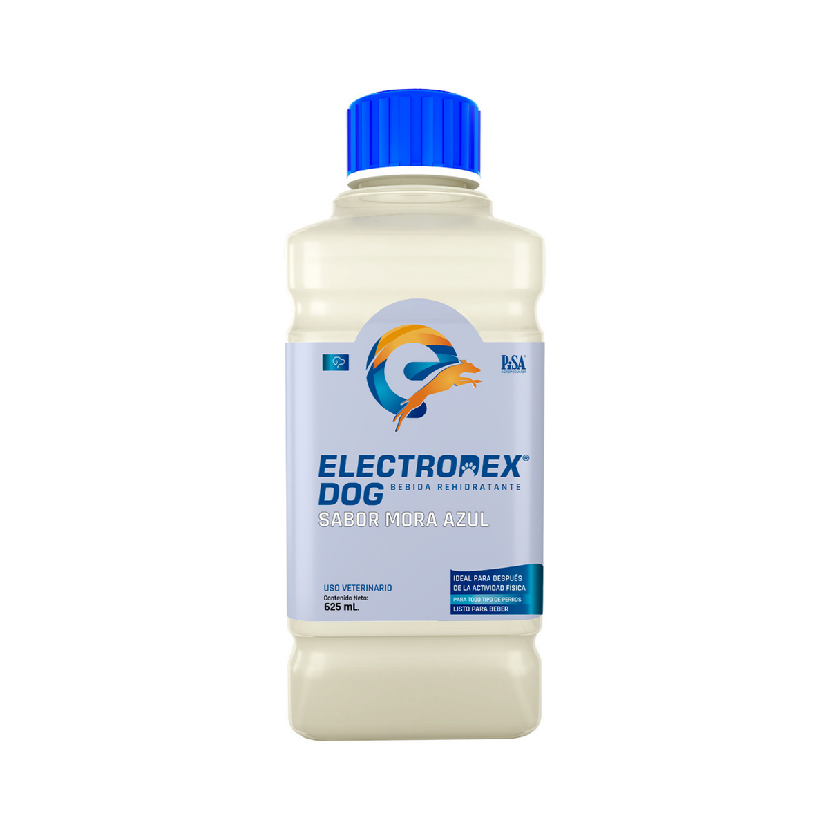 ELECTRODEX DOG MORA AZUL 625 ml