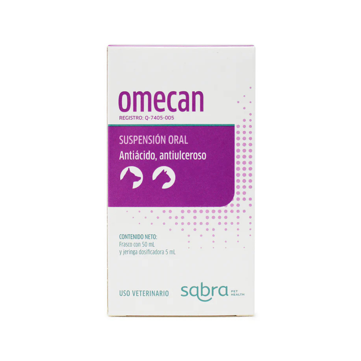 OMECAN SUSPENSIÓN 5 mg 50 ml
