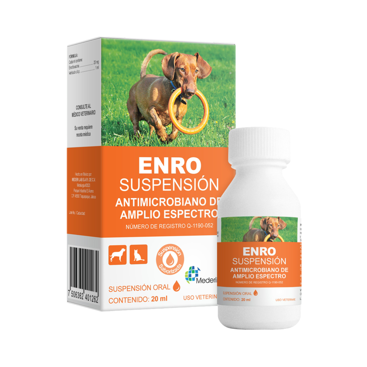 ENRO SUSPENSIÓN 25 mg 20 ml