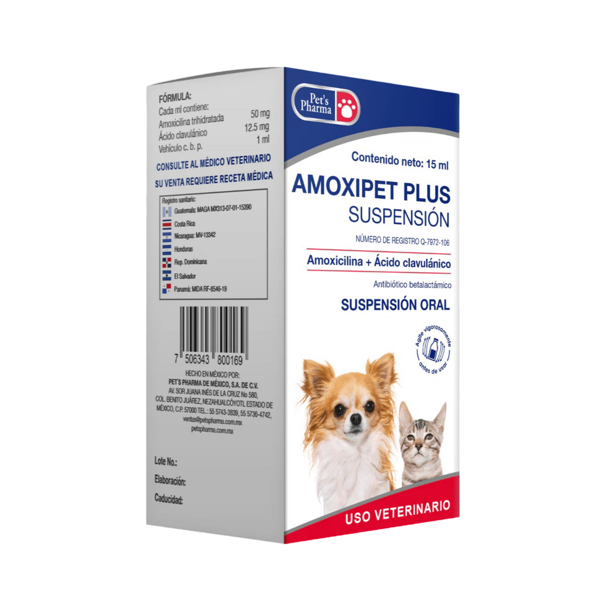 AMOXIPET PLUS SUSPENSION 15 ml