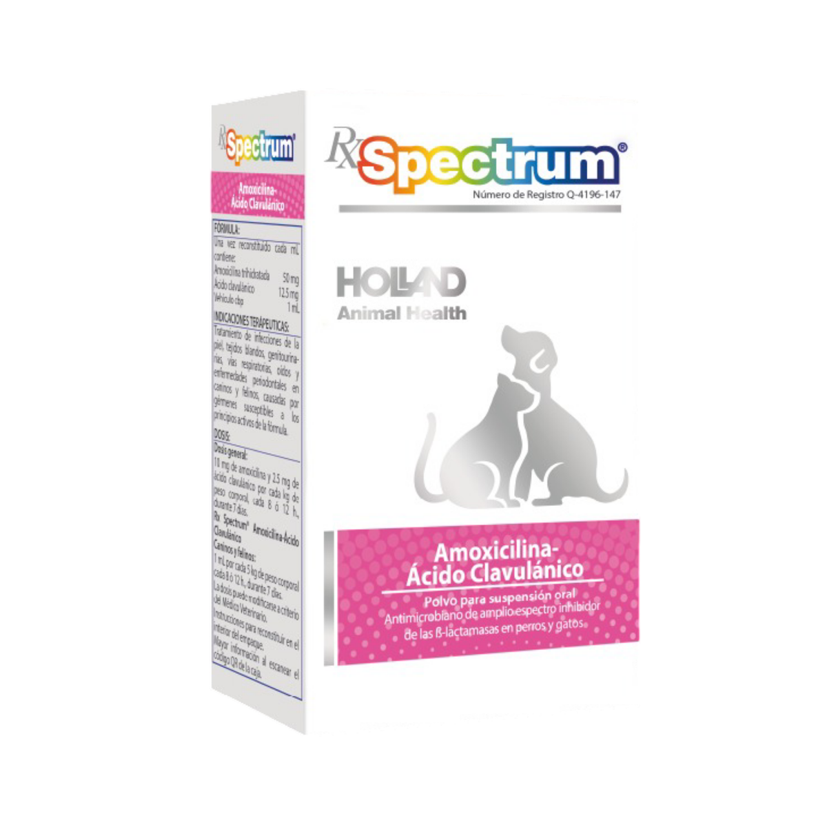 RX SPECTRUM AMOXICILINA Y ÁCIDO CLAVULÁNICO 50 mg 30 ml