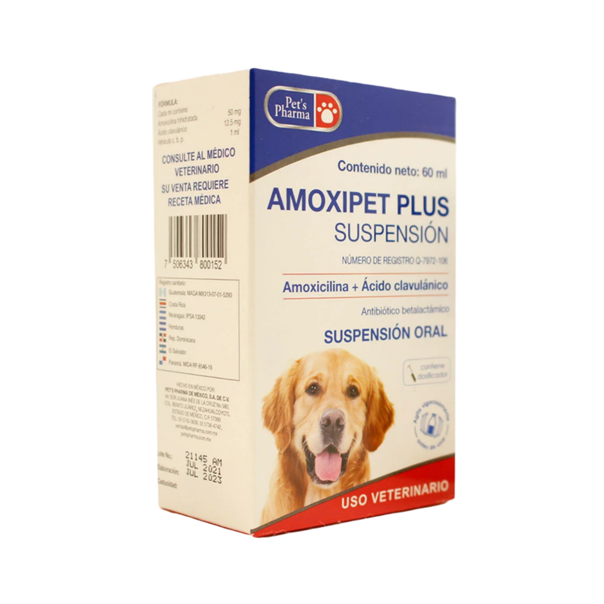 AMOXIPET PLUS SUSPENSIÓN 60 ml