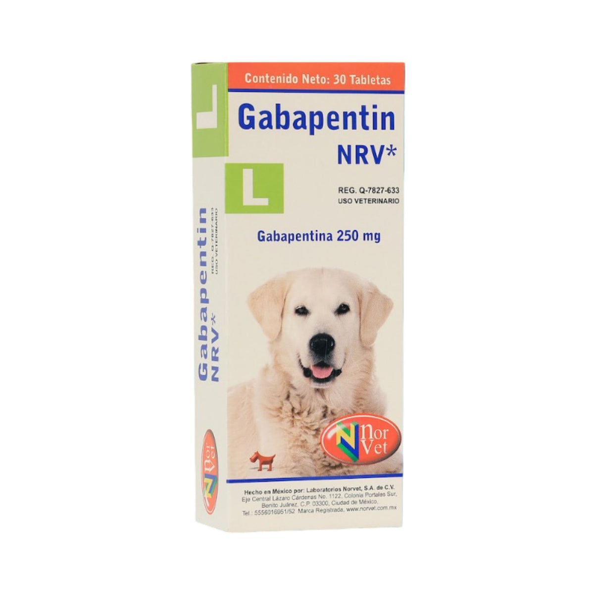 GABAPENTIN L 250 mg 30 tabs