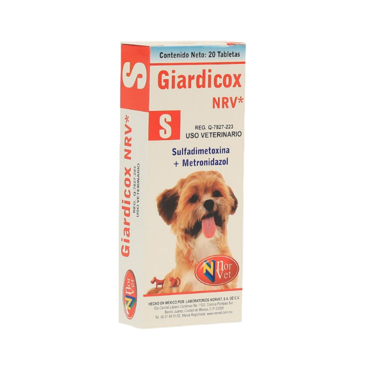 GIARDICOX S 20 tabletas