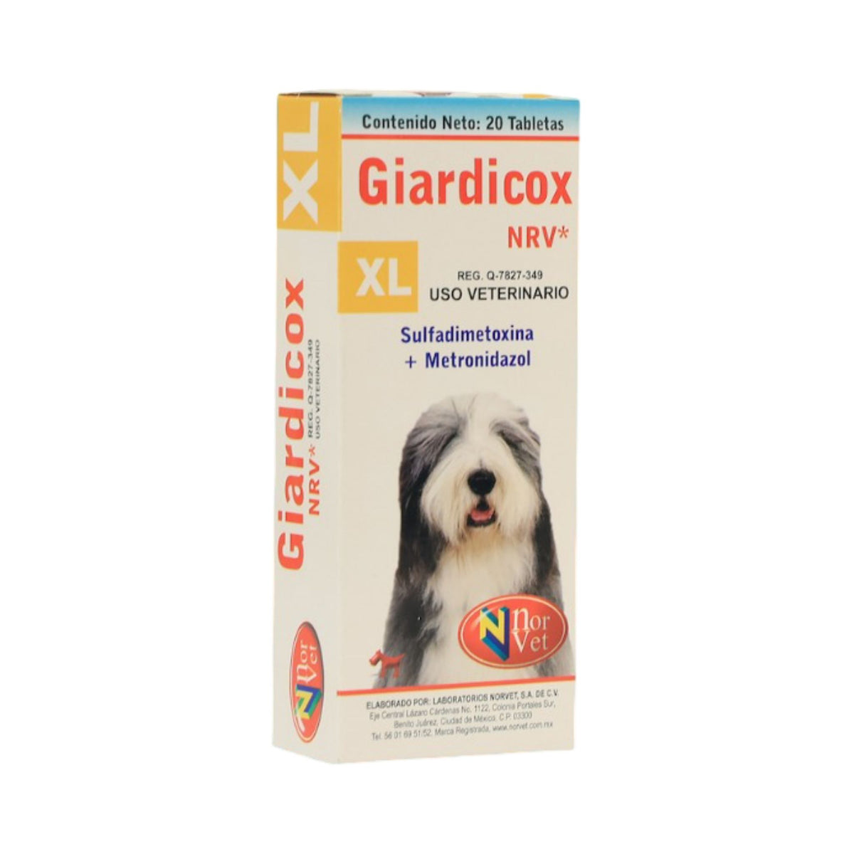 GIARDICOX XL 20 tabs