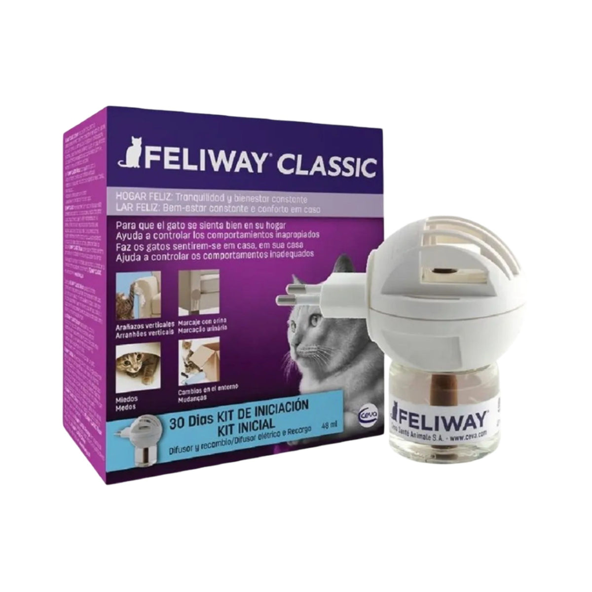 FELIWAY CLASSIC DIFUSOR + REPUESTO 48 ml