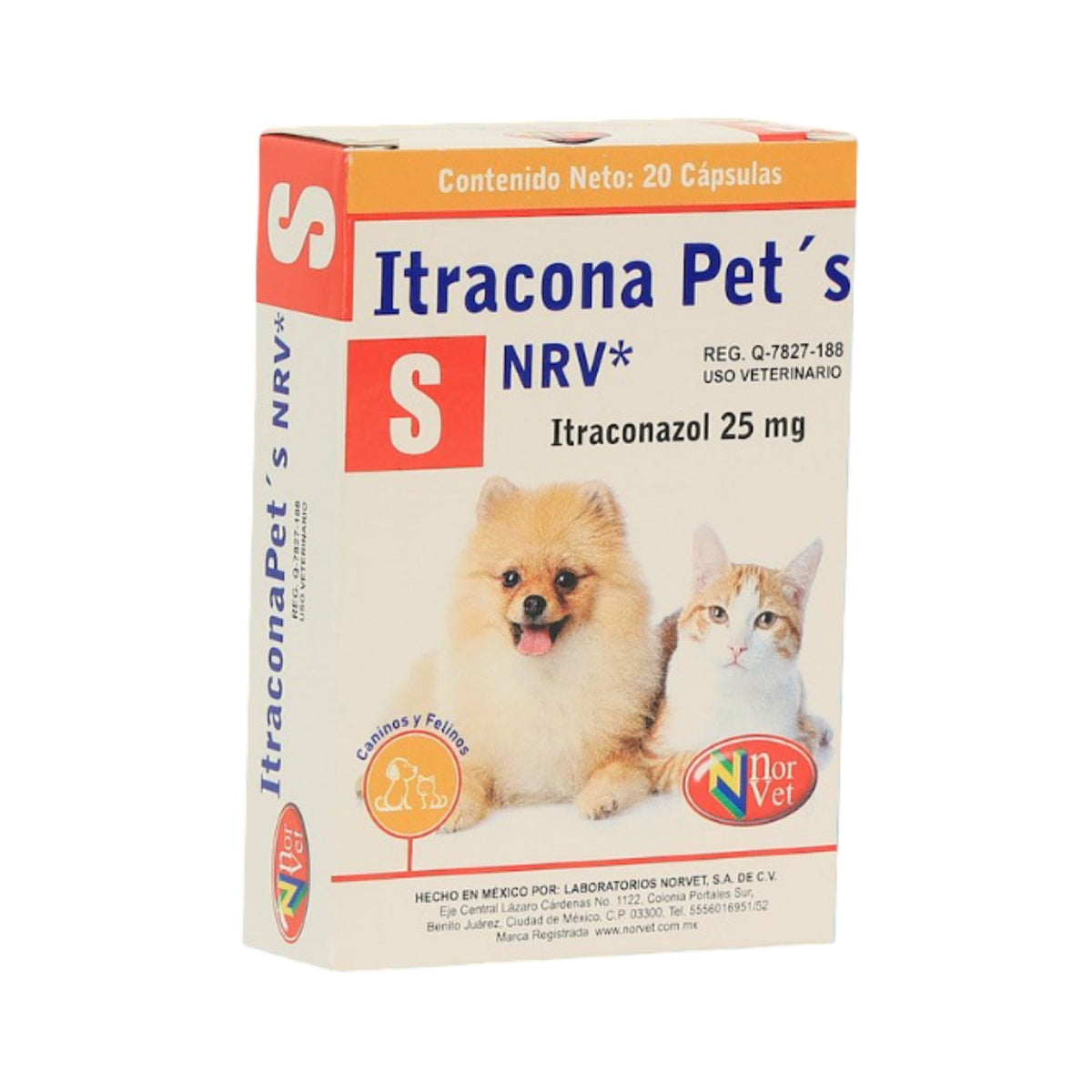 ITRACONA PET´S S 25 mg 20 tabs