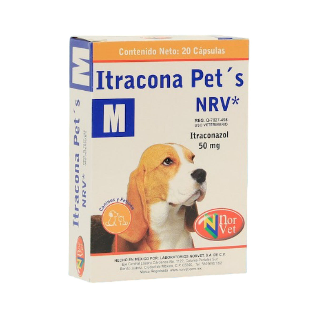 ITRACONA PET´S M 50 mg 20 tabs