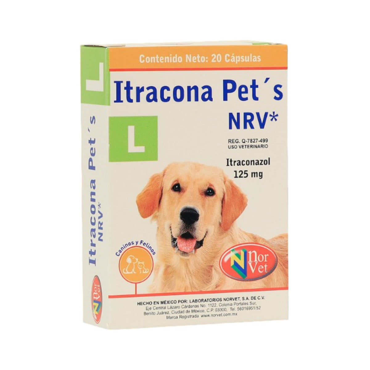 ITRACONA PET´S L 125 mg 20 tabs