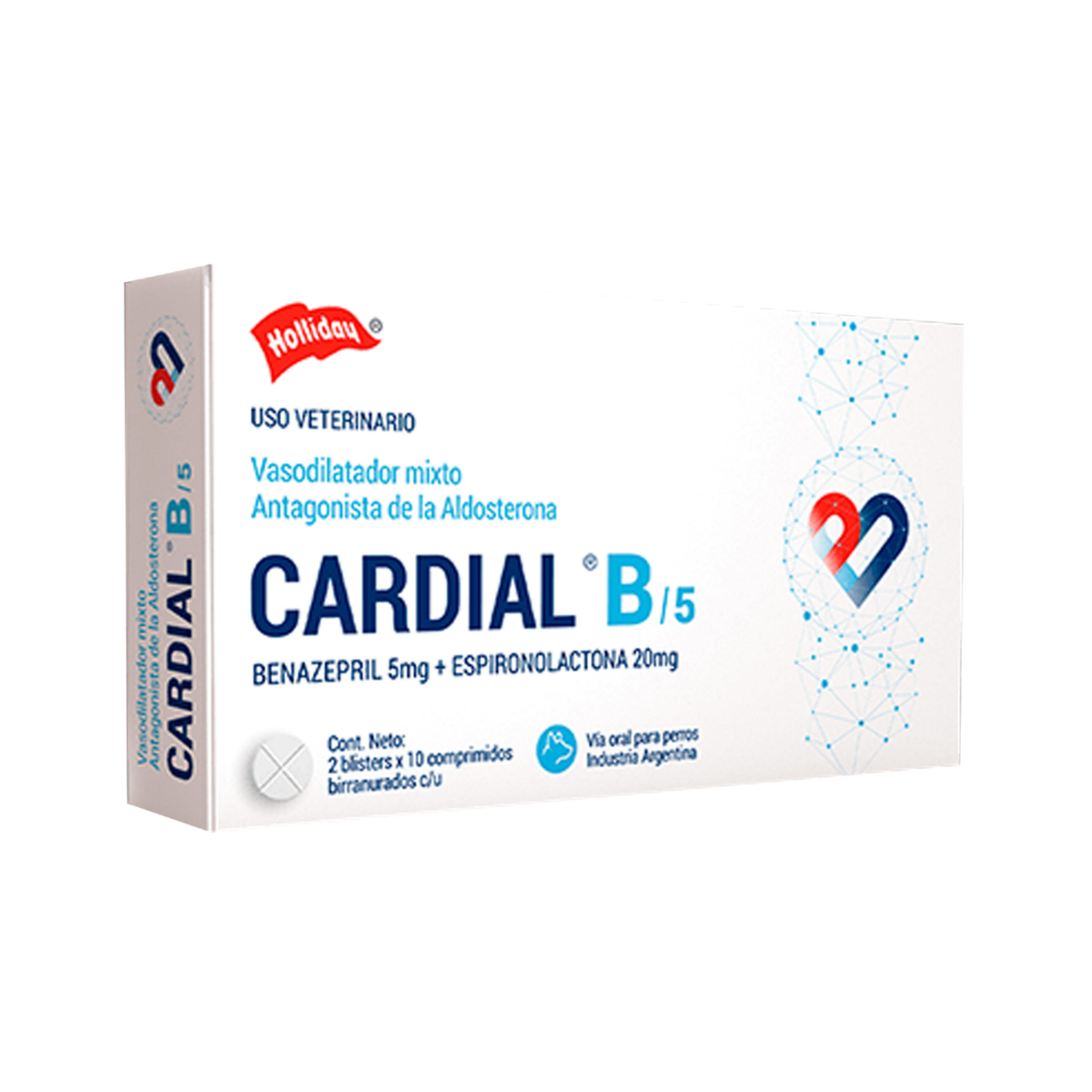 CARDIAL B/5 20 tabs