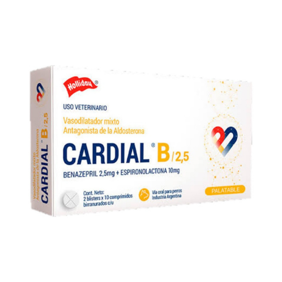 CARDIAL B/2.5 20 tabs