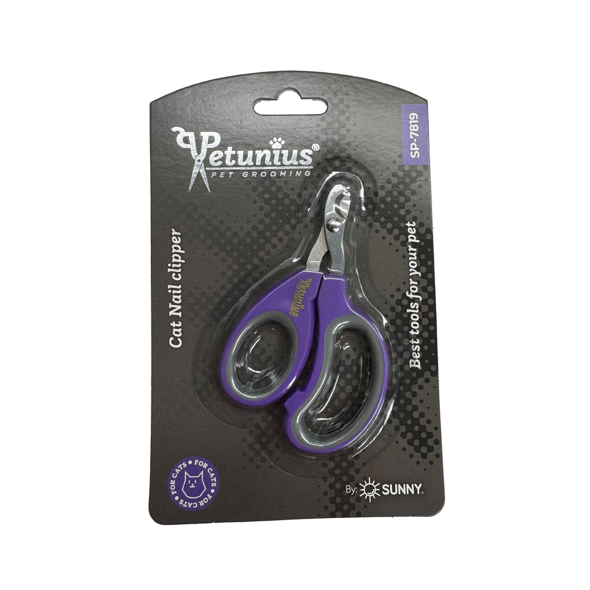 TIJERA CORTAUÑAS MINI C/MANGO ANTIDERRAPANTE