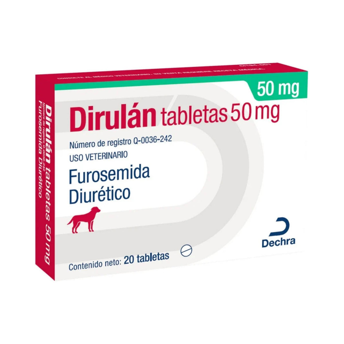 DIRULÁN 50 mg 20 tabs