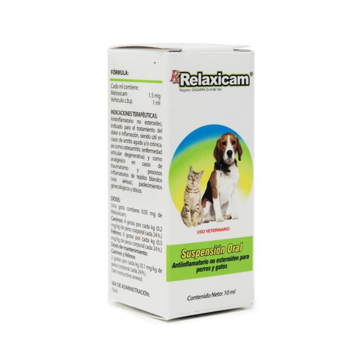 RELAXICAM SUSPENSIÓN 1.5 mg 10 ml