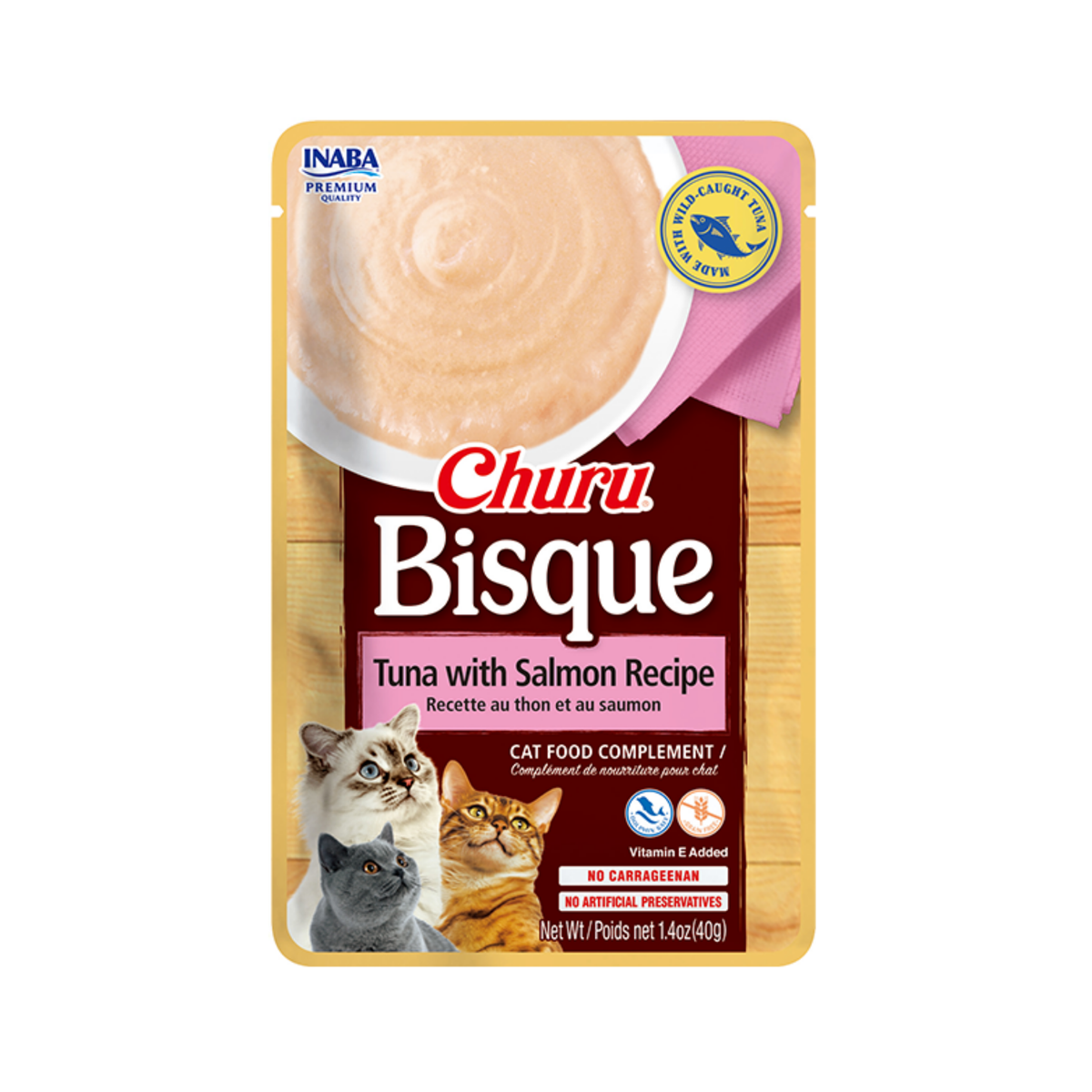 BISQUE DE CHURU ATÚN CON SALMÓN 14 gr.