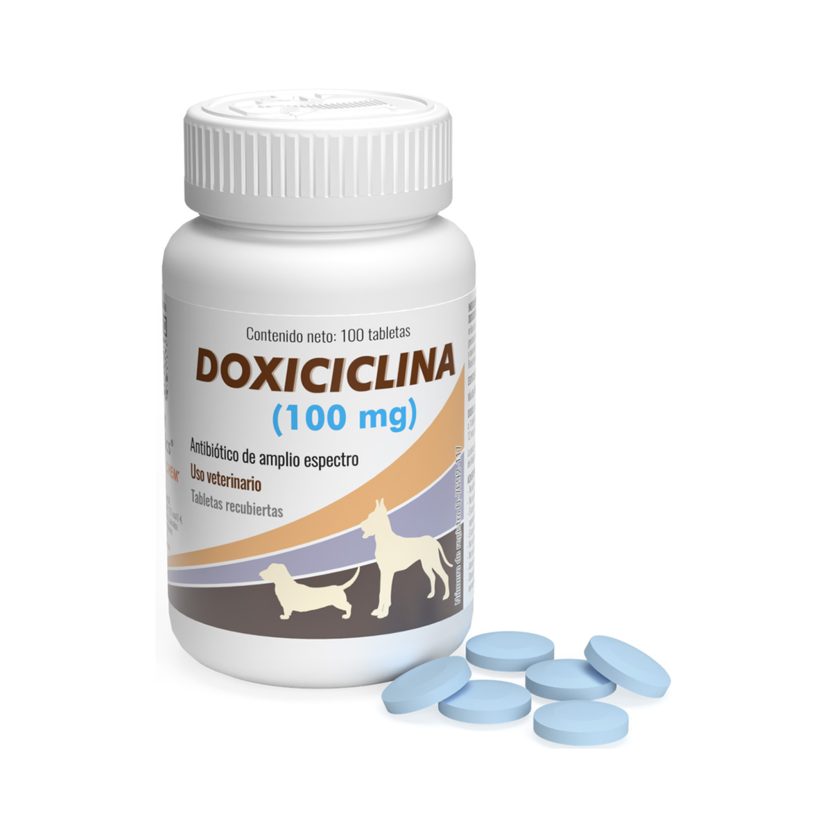 DOXICICLINA 100 mg 1 tab (venta min. 10 tabs)