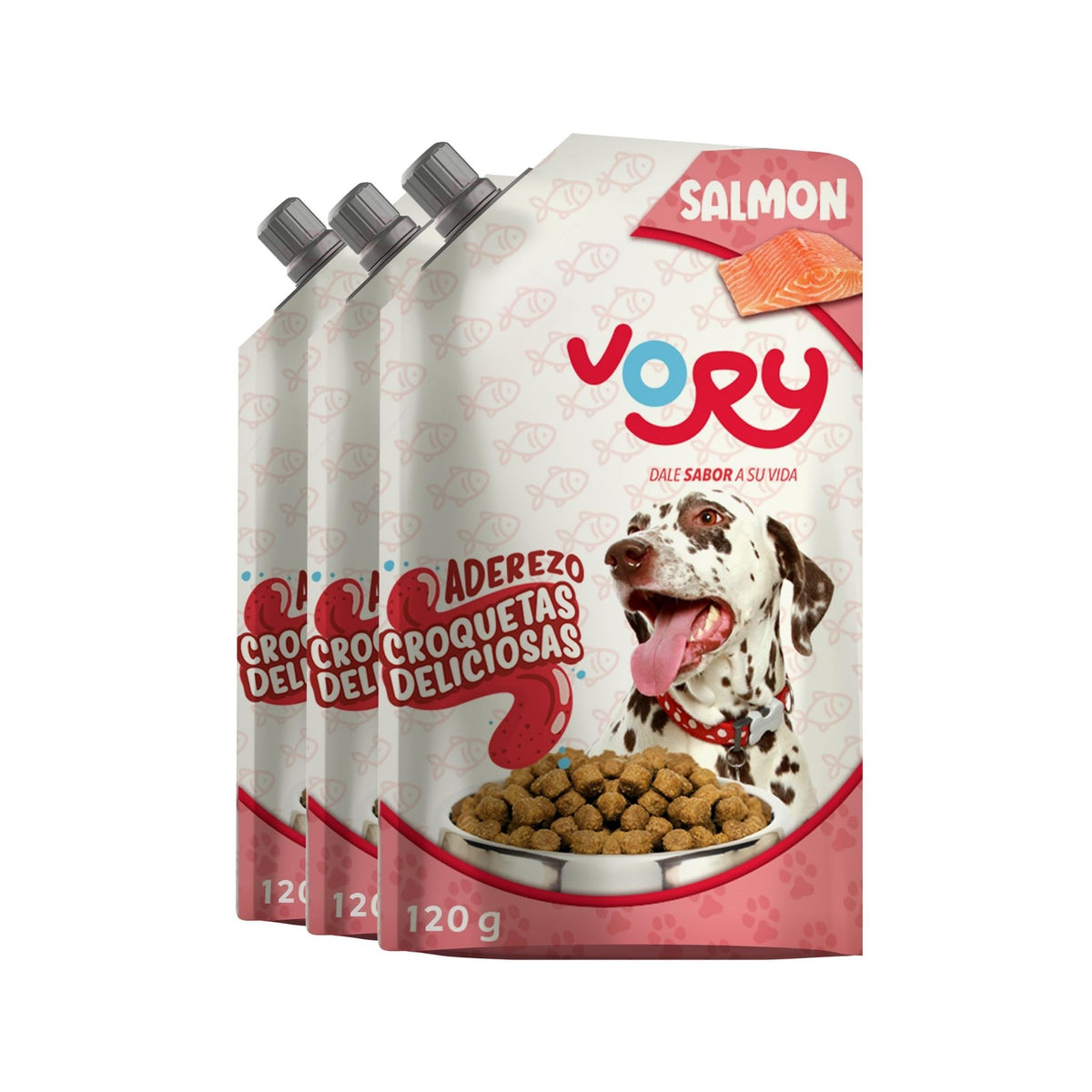 VORY POUCH SALMÓN 120 g PERRO