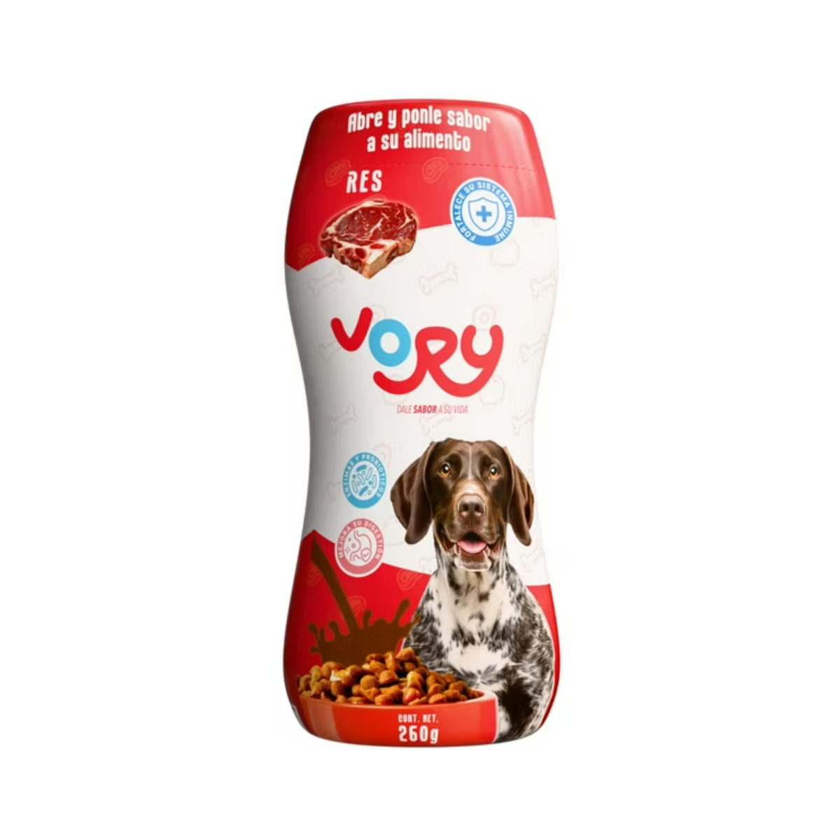 VORY BOTE RES 260 g PERRO