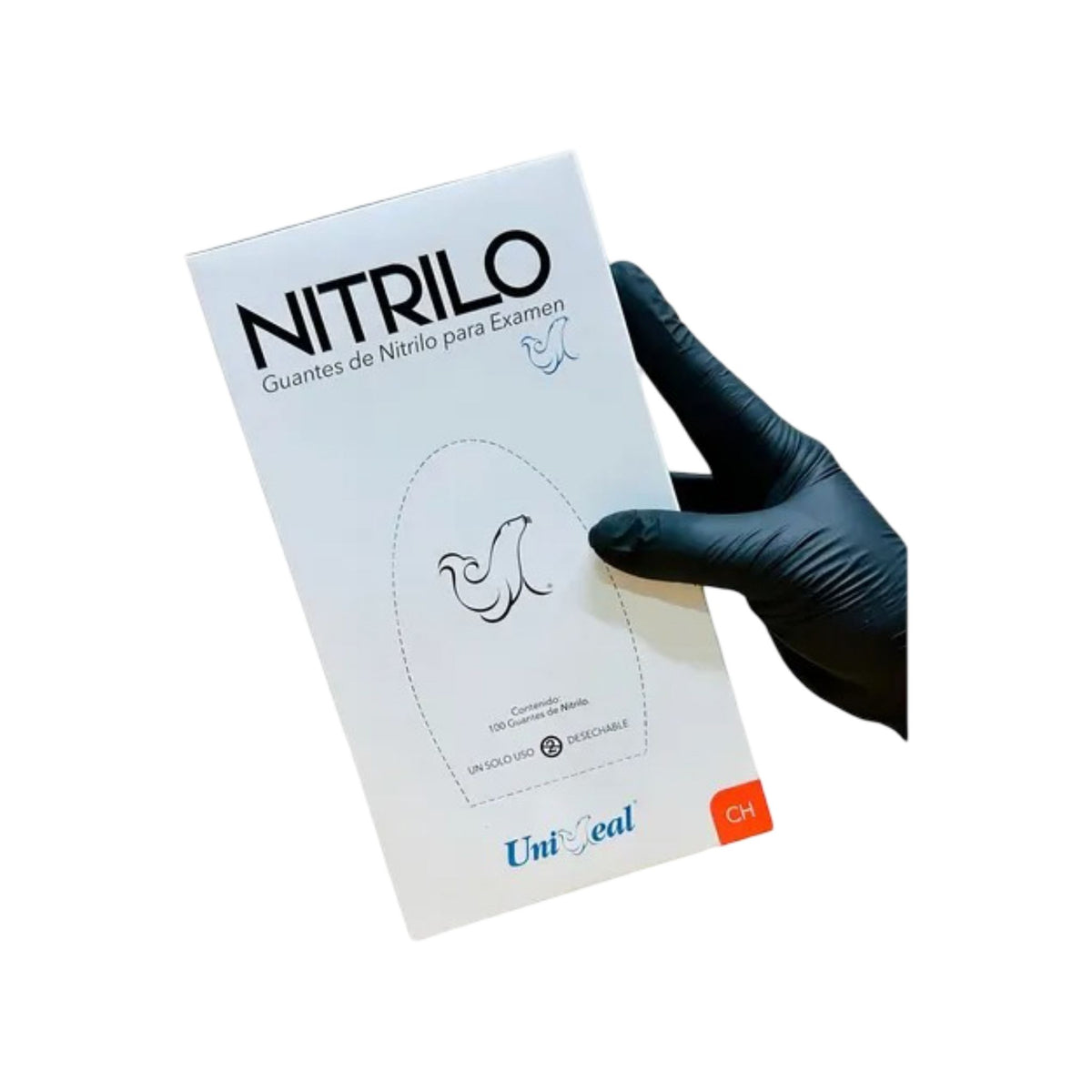 GUANTE NITRILO NEGRO TALLA CH 1 pza