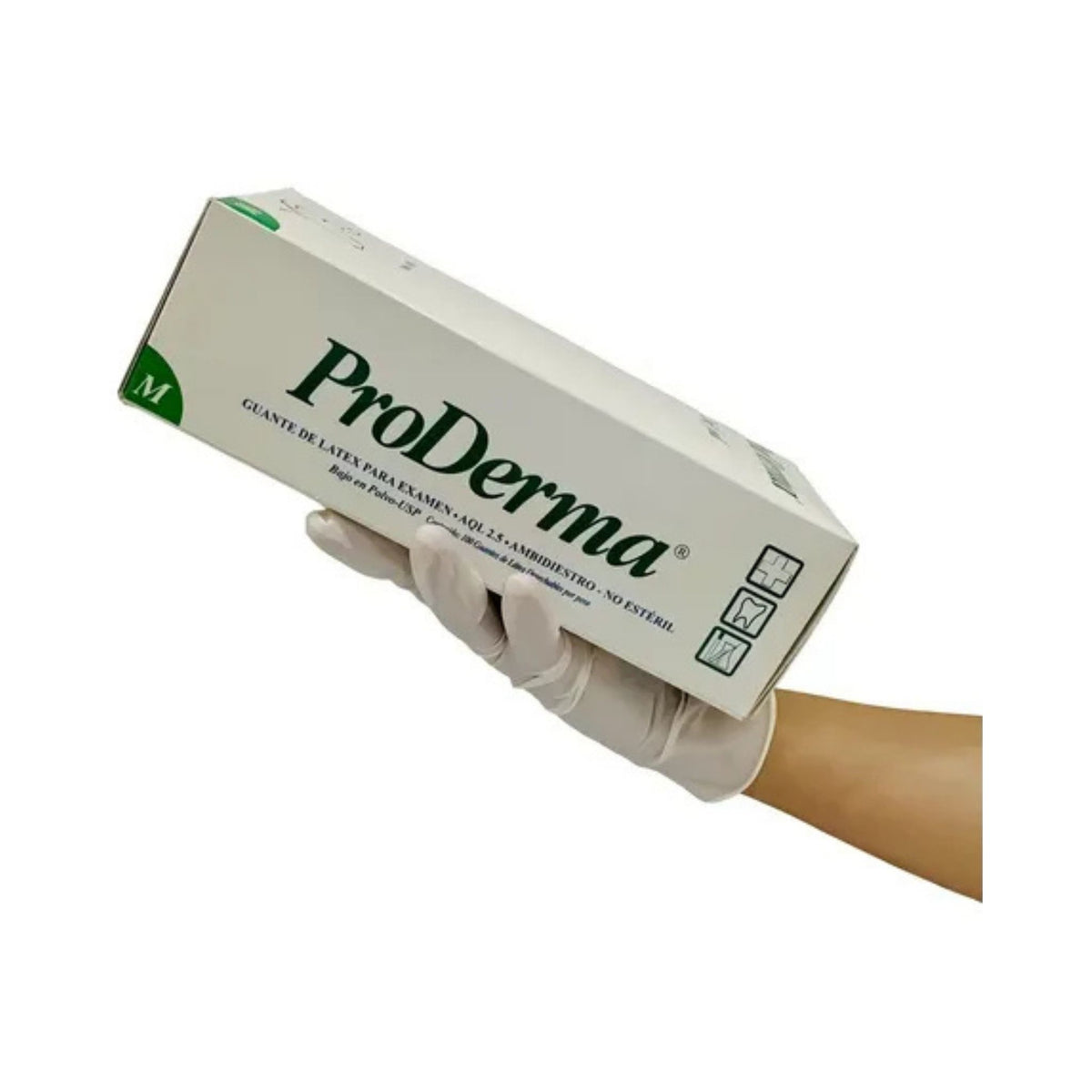 GUANTE LATEX TALLA M 100 pzs