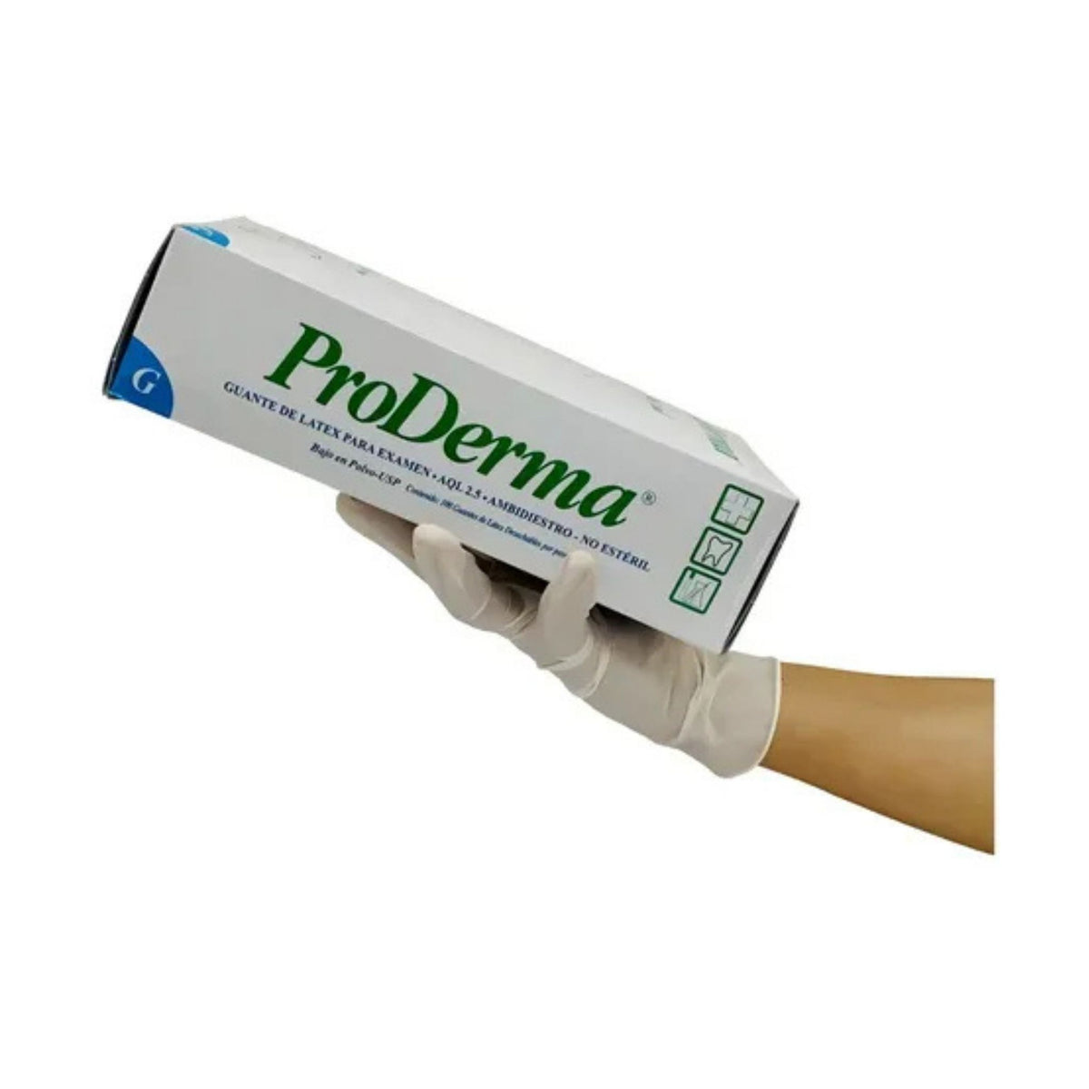 GUANTE LATEX TALLA G 100 pzs