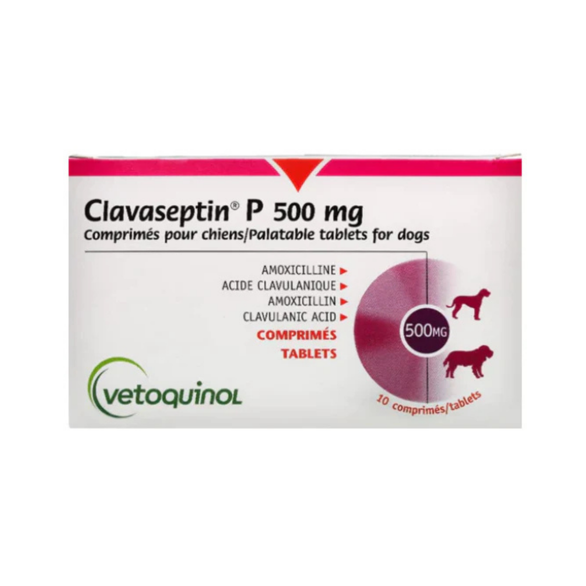 CLAVASEPTIN 500 mg 10 tabs