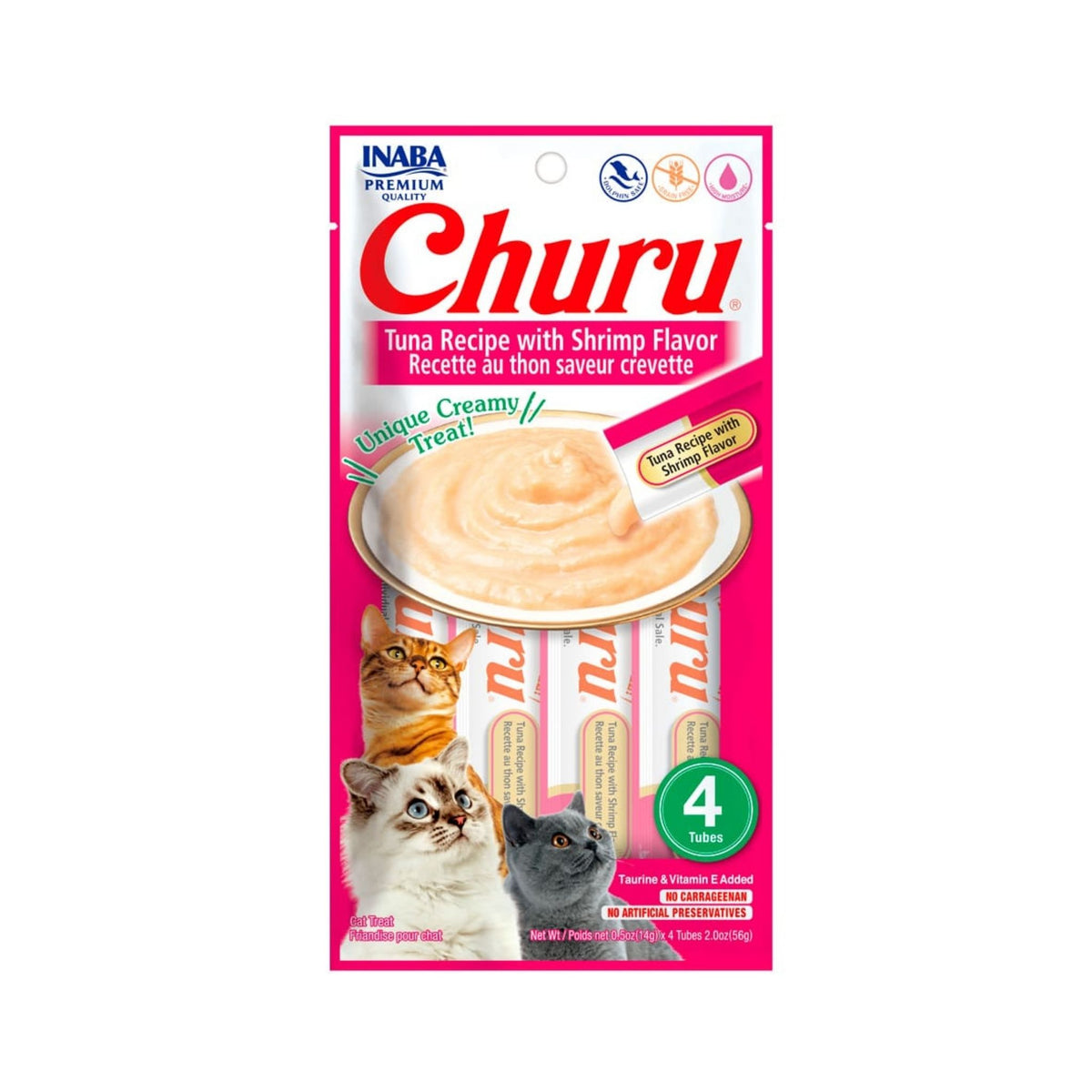 CHURU ATÚN CON CAMARONES CAJA (6 PZS)