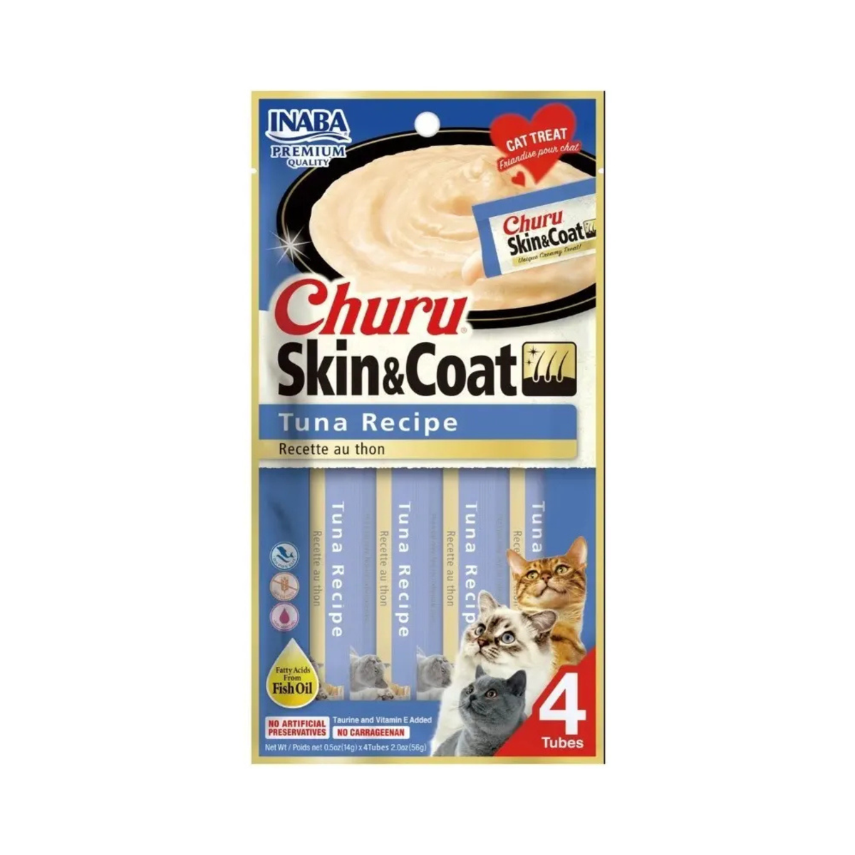 CHURU SKIN & COAT ATÚN CAJA (6 PZS)