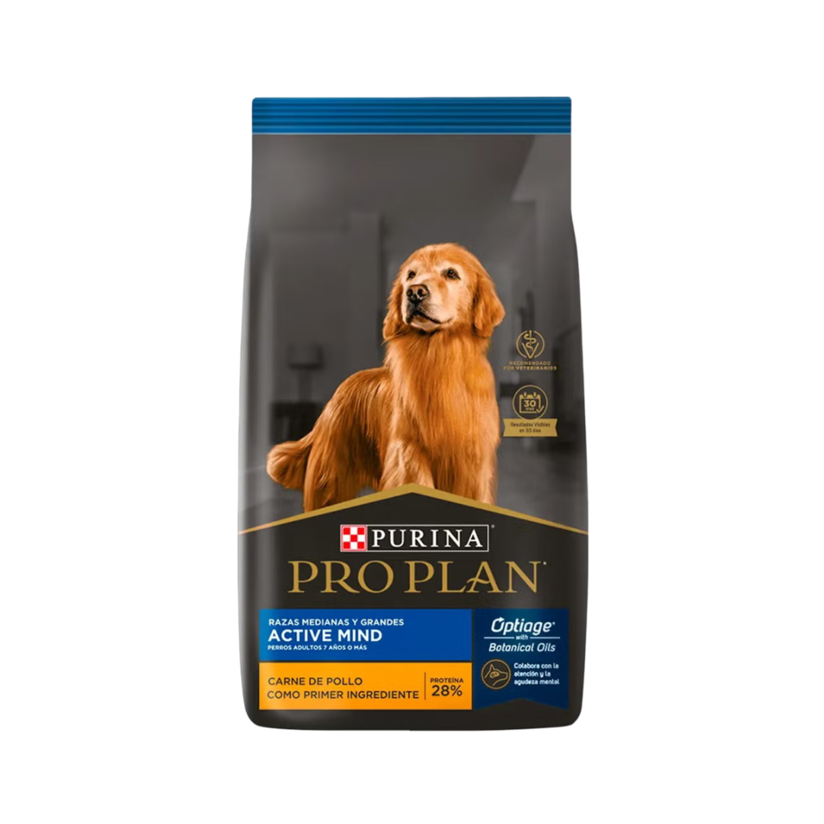 PRO PLAN ACTIVE MIND RAZAS MEDIANAS Y GRANDES 13 kg PERRO