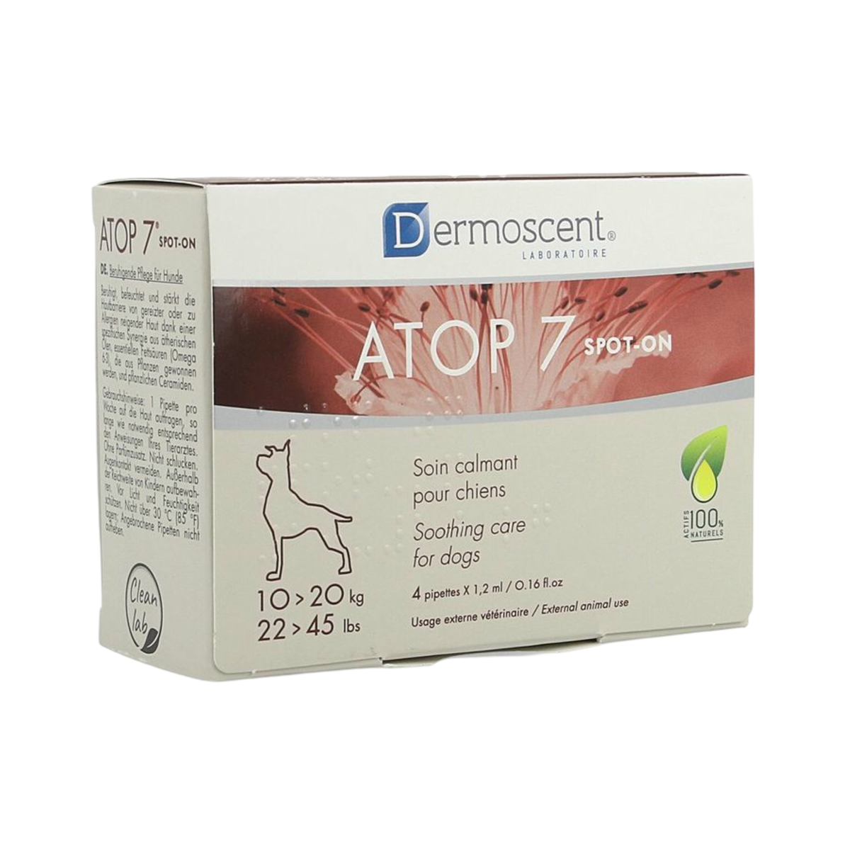 ATOP 7 SPOT ON 10-20KG 4x1,2 ml