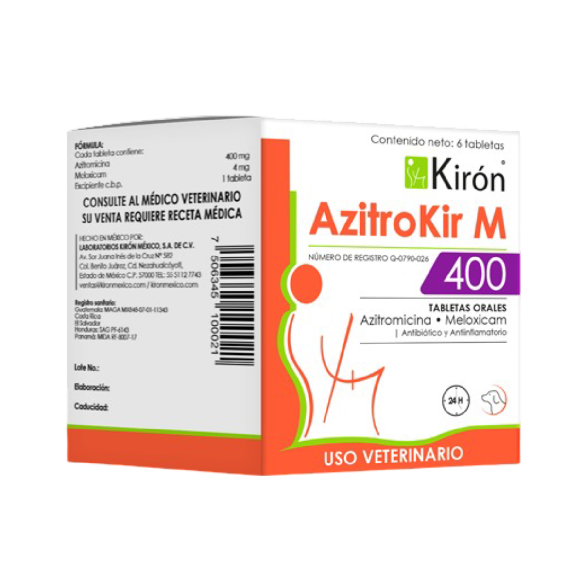 AZITROKIR M 400 6 tabs